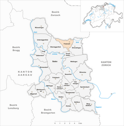 Karte Gemeinde Freienwil 2010